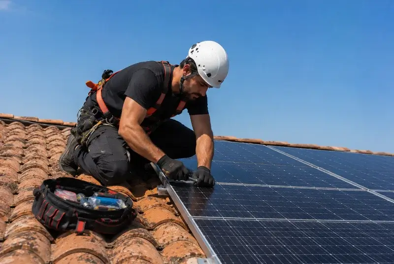 Maintenance et monitoring de panneaux solaires à Saint-Bardoux