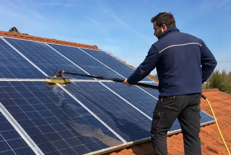 Nettoyage et entretien de panneaux solaires à Saint-Bardoux